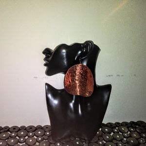 Custom homemade 3.5" earrings